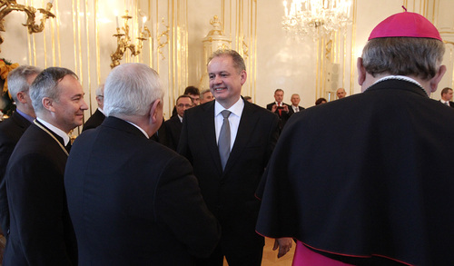 Traditional acceptance at President of Slovak Republic 2016